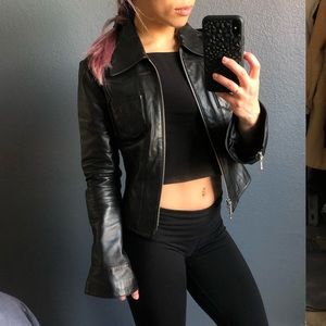 Bebe Genuine Leather Jacket 🖤